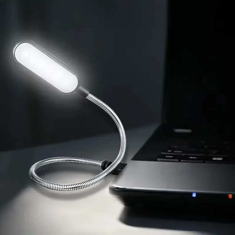 Book Light Flexible - Lampu Baca LED Mini USB Portabel,