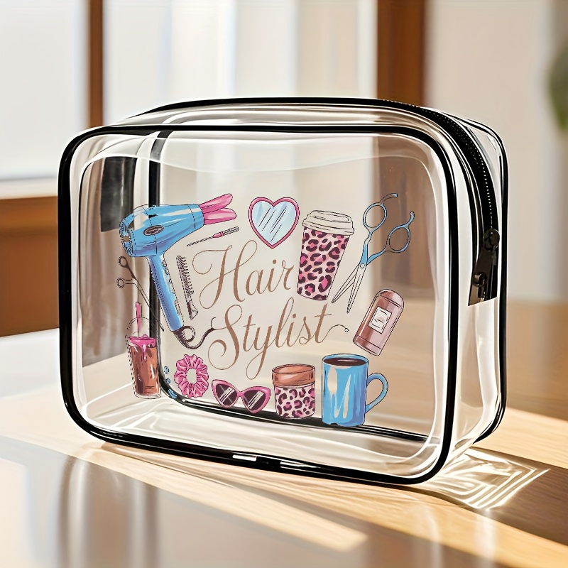 Toiletry Bag Tsa - 1 Buah Tas Rias Bening Transparan