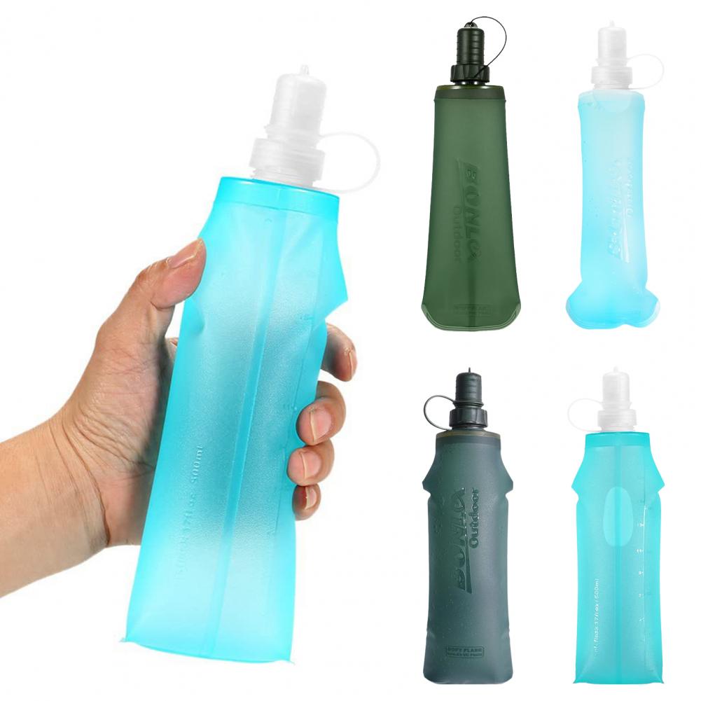 Water Bottle Collapsible - Botol air lipat 250/500ML, kantong air