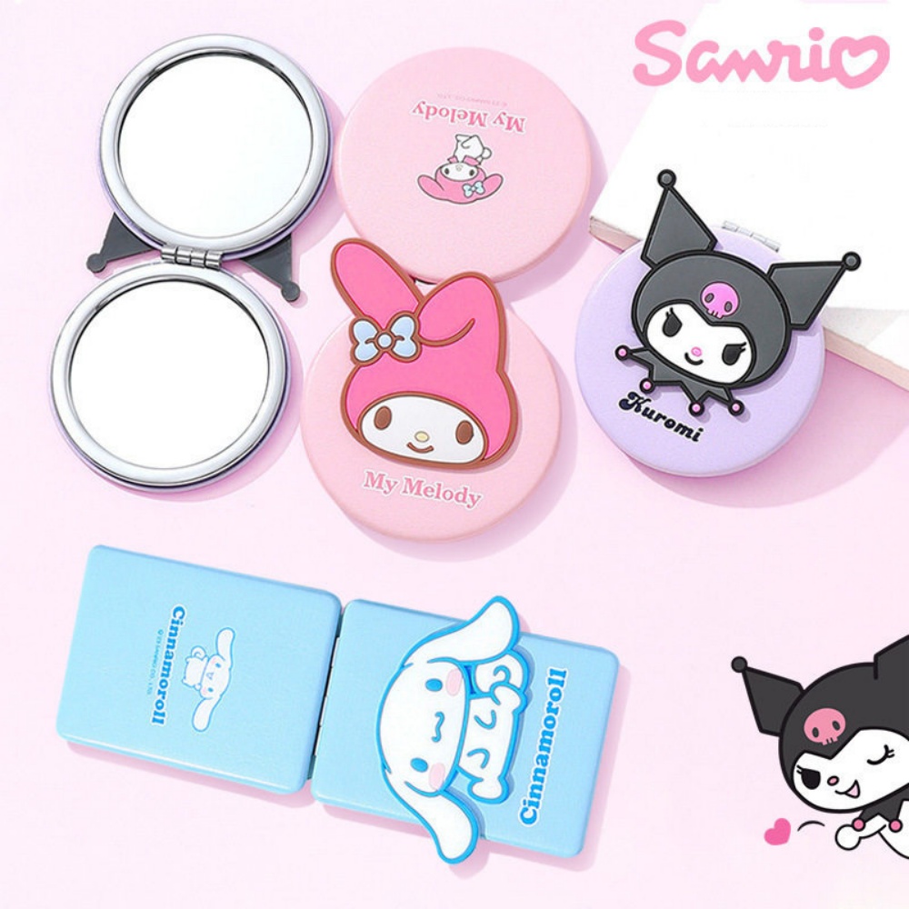 Travel Accessories Needed - Cermin Lipat Dua Sisi Sanrio Cinnamoroll