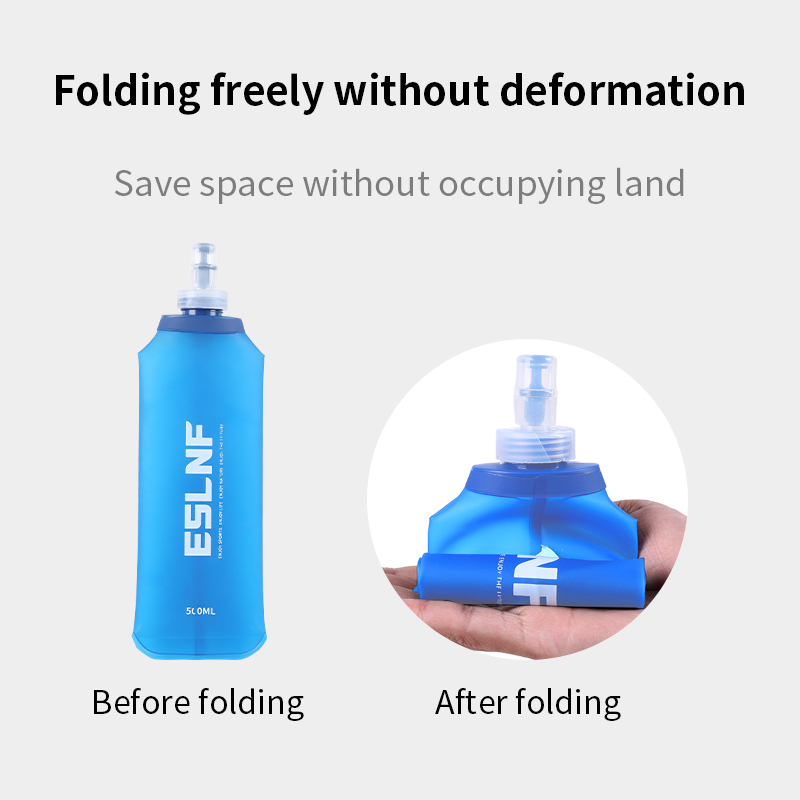 Water Bottle Collapsible - Botol Air Lipat 500ml, Soft Flask
