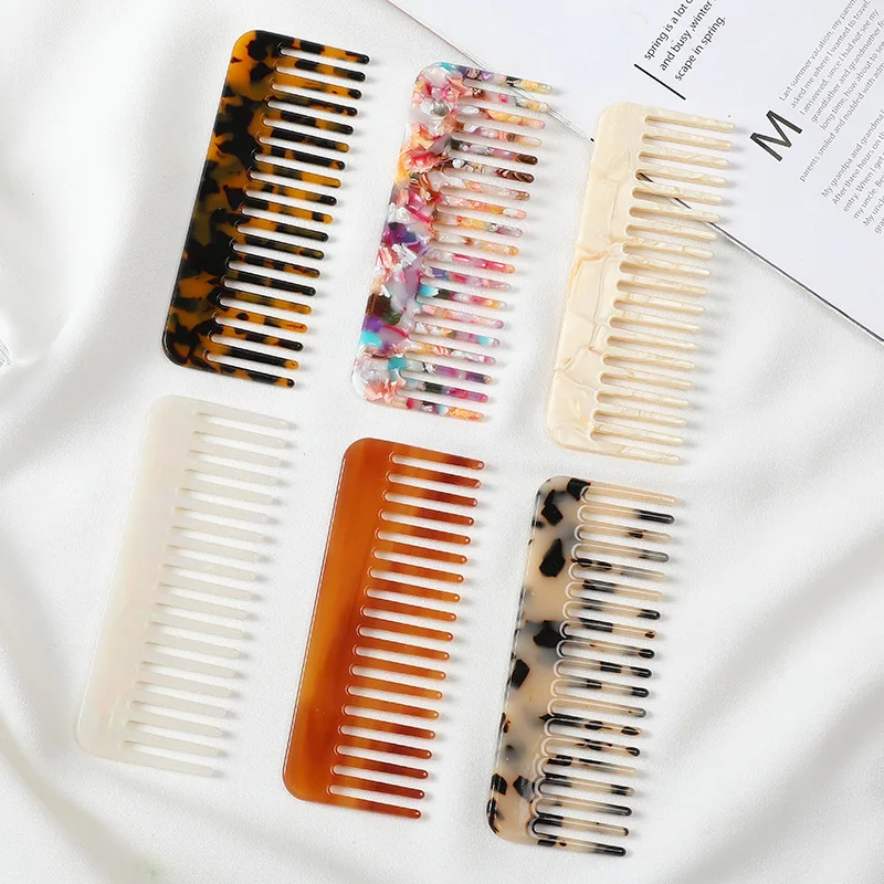 Travel Accessories Needed - Sisir Rambut Asetat Bergigi Lebar Sisir