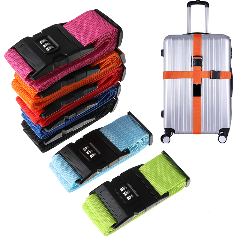 Luggage Strap Belt - Tas Bagasi Kemasan Kunci Kata Sandi