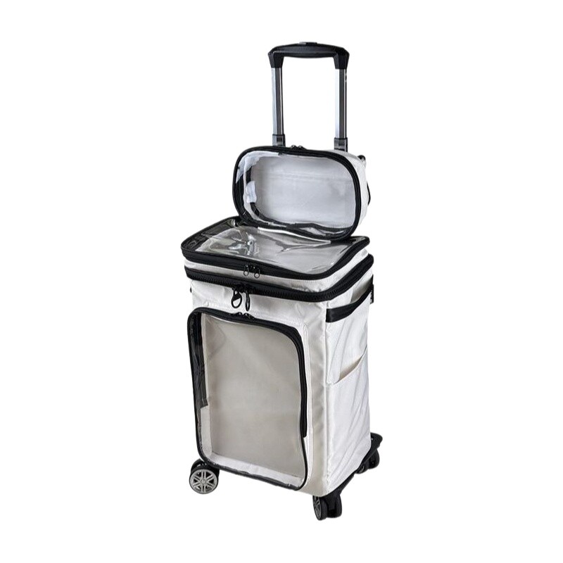 Luggage Wheel Replacement - Tas Koper Transparan Bergaya Kartun Harajuku