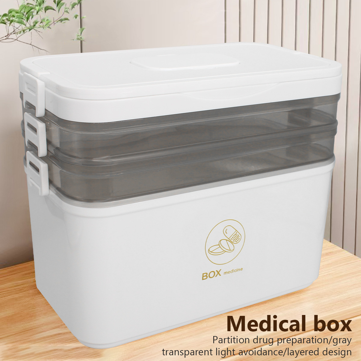 Travel Kitchen Accessories - YX Kotak Penyimpanan Bertingkat Kapasitas Besar,