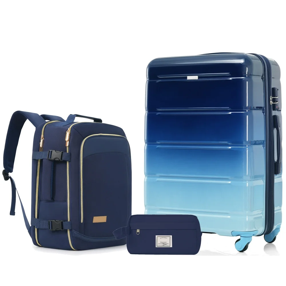 Toiletry Bag Tsa - Set Koper 3-Potong - Koper Kabin