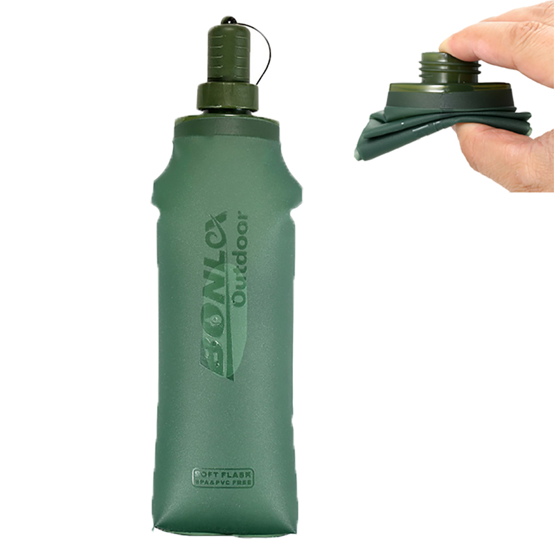 Water Bottle Collapsible - 250ml 500ml Kantong Air Lipat Botol