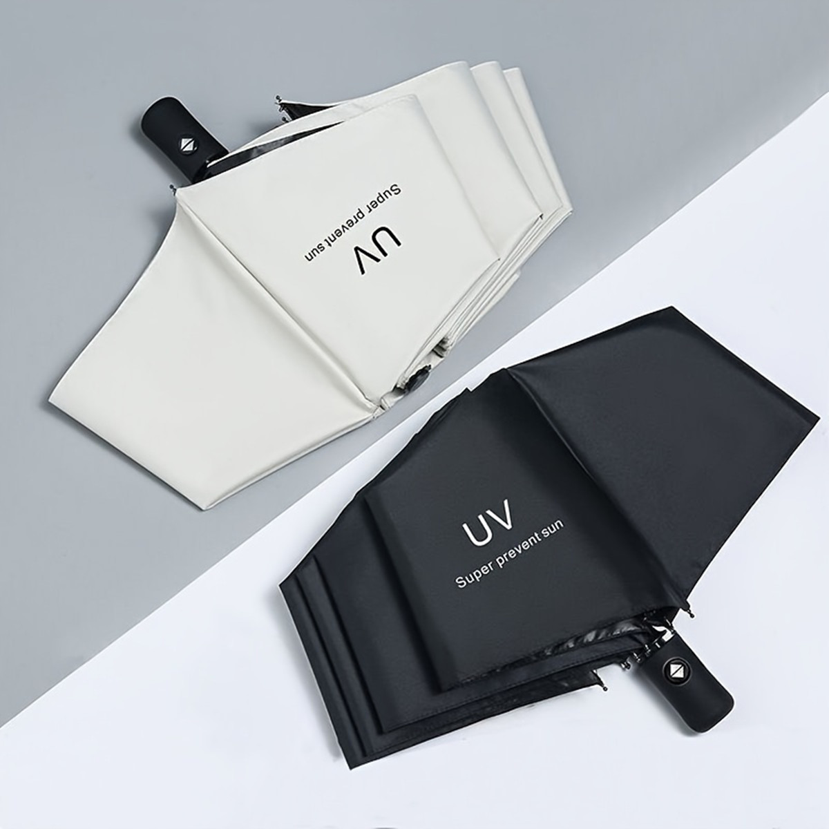 Travel Umbrella Compact - Payung Otomatis Warna Solid Ekstra Besar