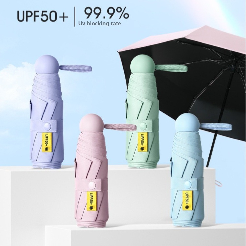 Travel Umbrella Compact - Payung Lipat Mini Berbahan Vinyl dengan