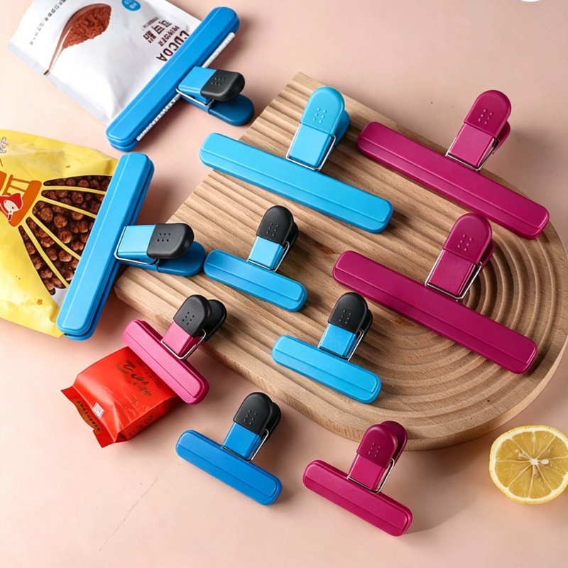 Travel Kitchen Accessories - 4 Buah Klip Penyegel Kantong Plastik