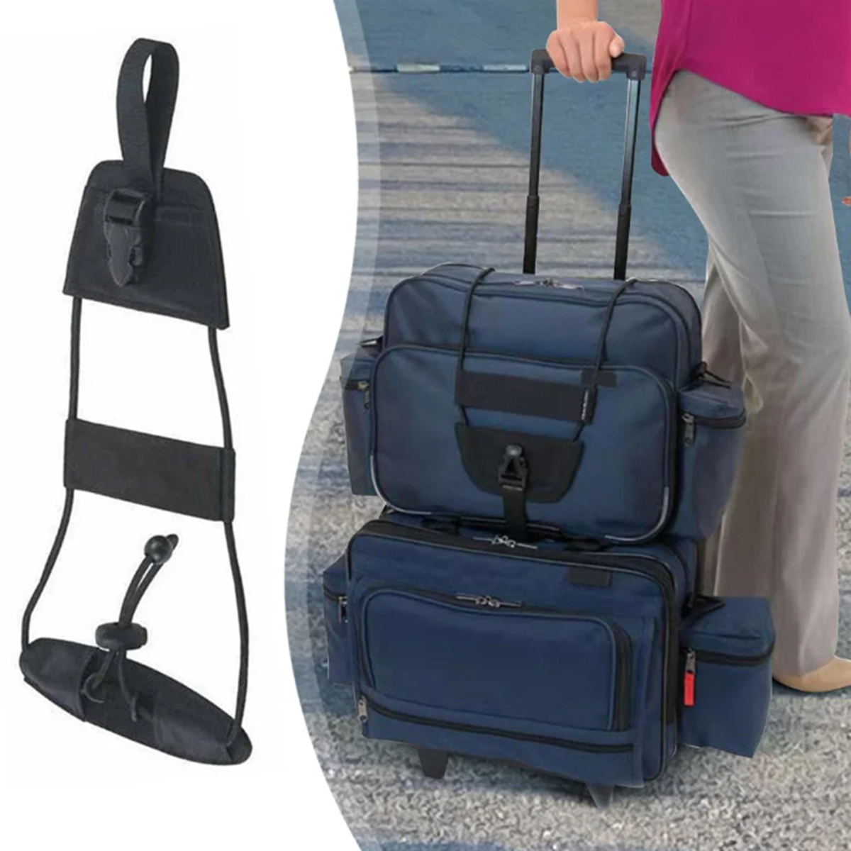 Luggage Strap Belt - Tali Penghubung Koper, Sabuk Penahan Tas