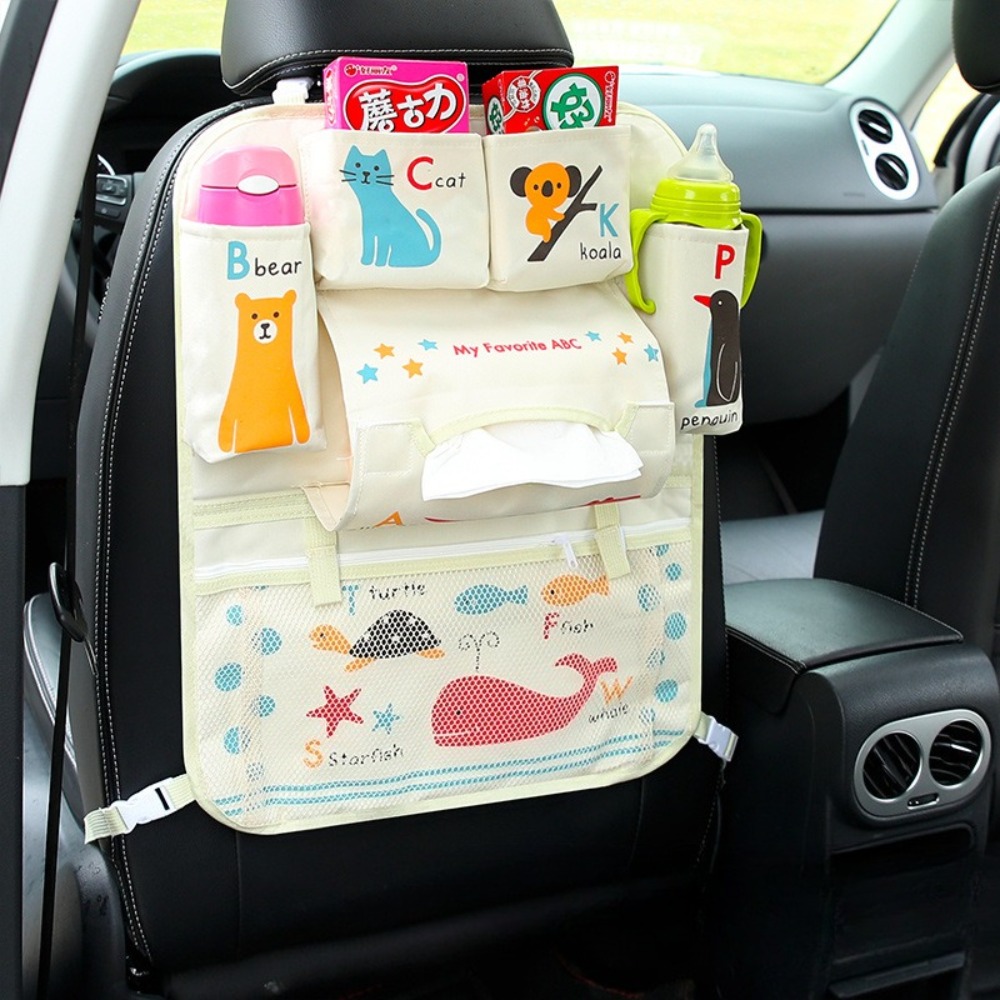 Car Seat Travel Bag - Alas Organizer Kursi Belakang Mobil Motif