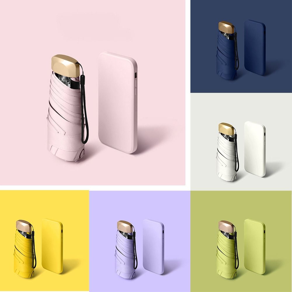 Travel Umbrella Compact - Payung Hujan Saku Pelindung Ultraviolet Payung