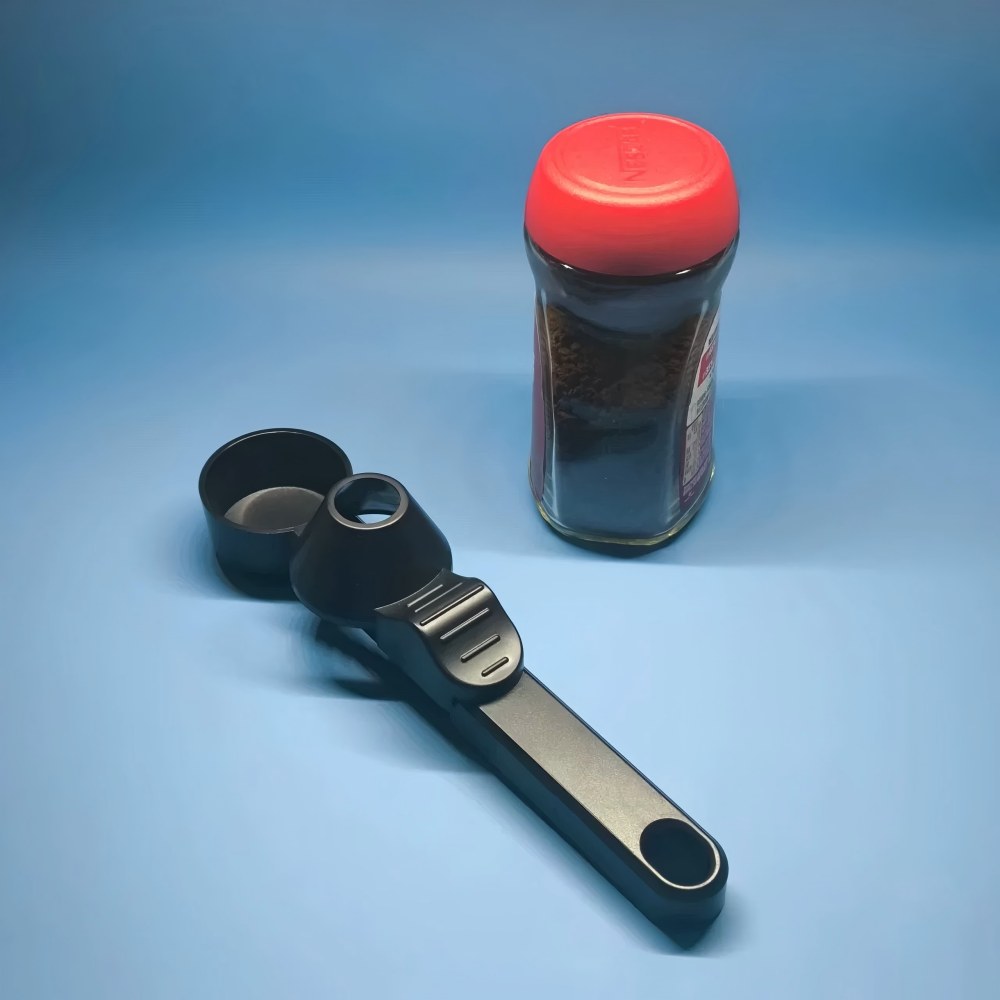 Travel Kitchen Accessories - Sendok Kopi Geser Kreatif Dengan Corong