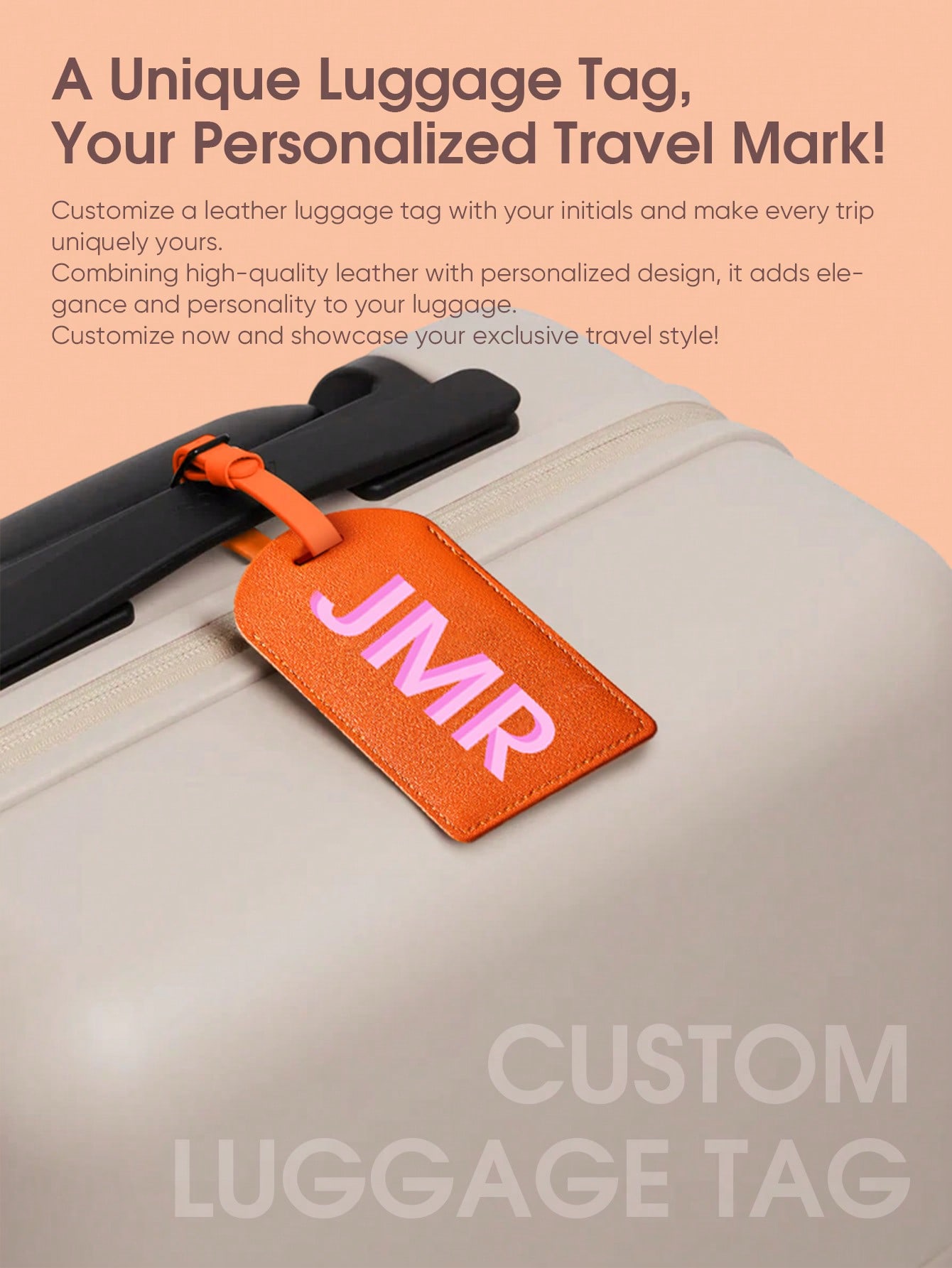 Tag Bagasi Inisial Pribadi Hur - Travel Accessories Logo ulasan dan harga