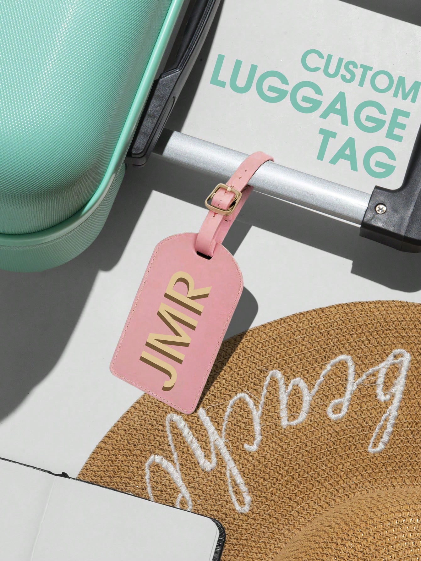 Tag Bagasi Inisial Pribadi Hur - Travel Accessories Logo ulasan dan harga