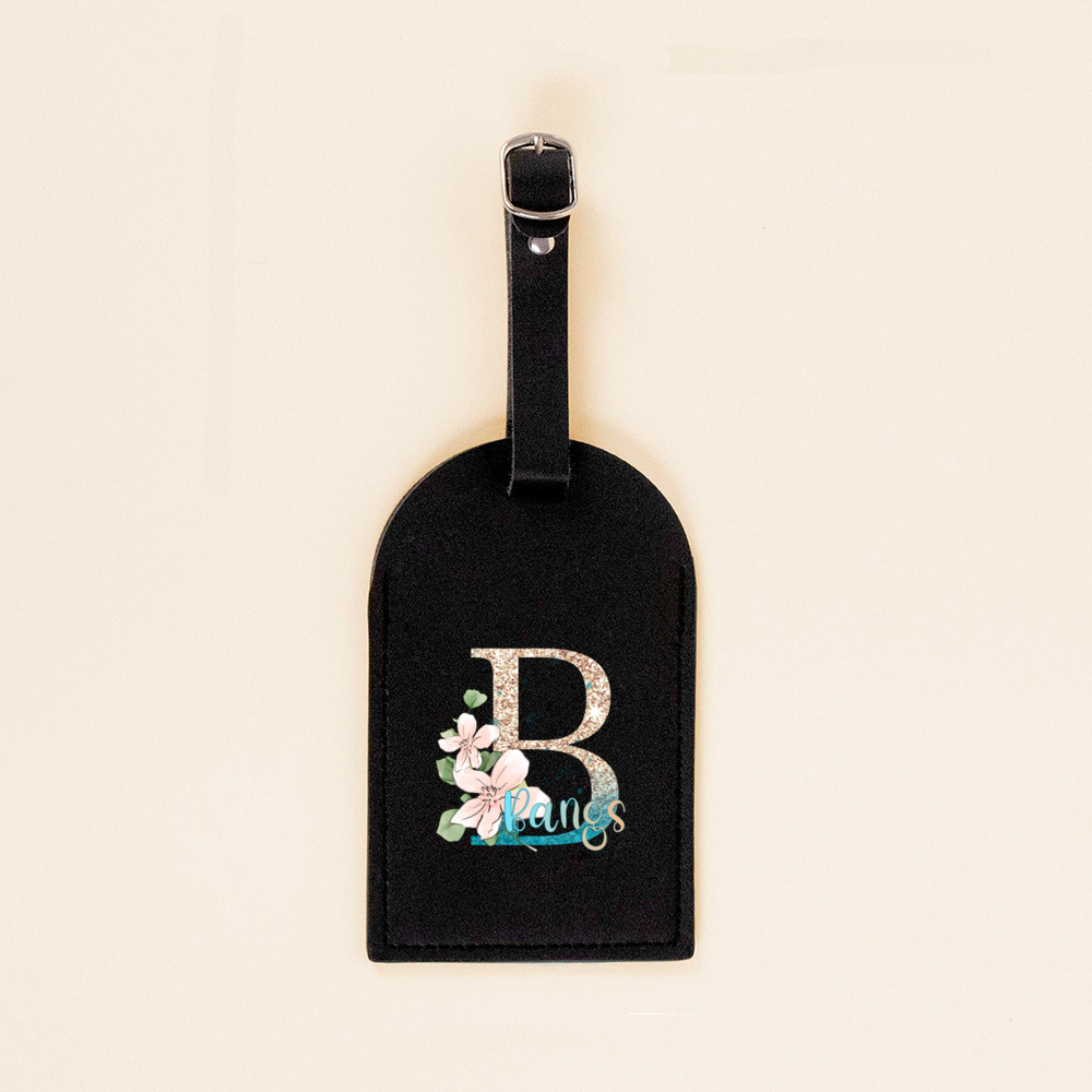 Tag Bagasi PU yang Dipersonali - Travel Accessories Gifts For Her ulasan dan harga