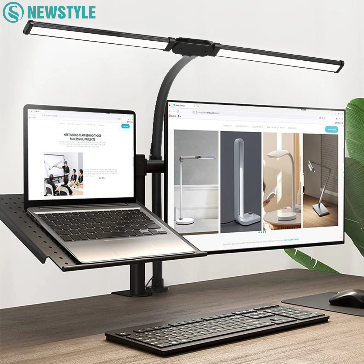 Lampu Meja Logam LED Perawatan - Book Light Flexible ulasan dan harga