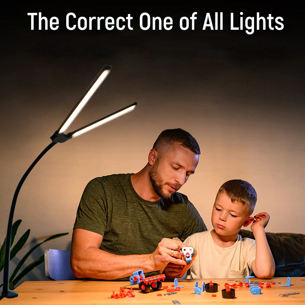 Lampu Meja Logam LED Perawatan - Book Light Flexible ulasan dan harga