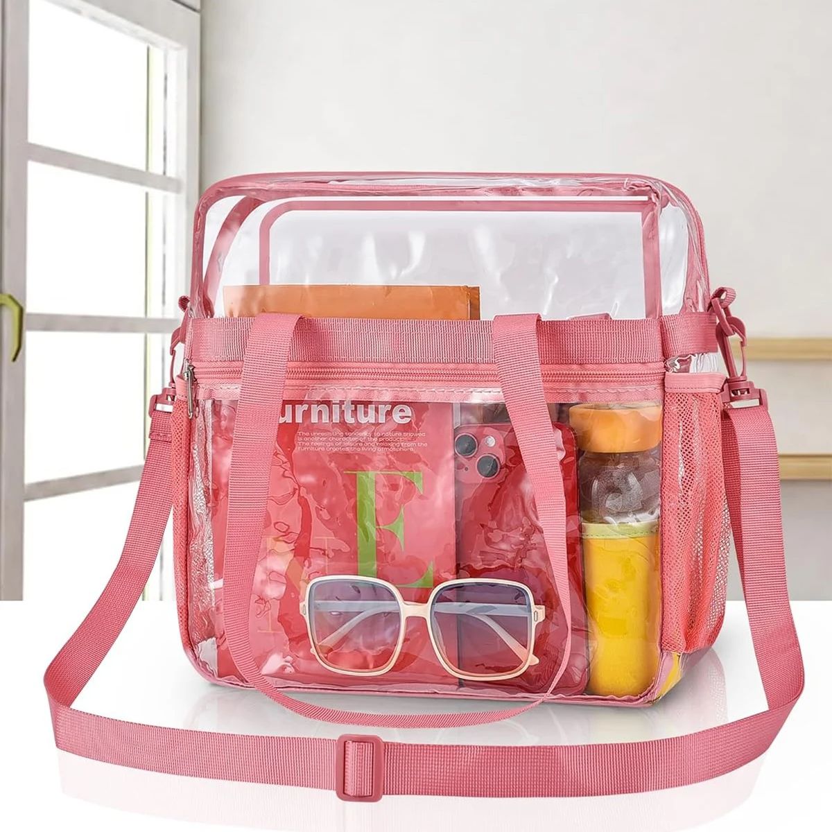 Tas Perjalanan PVC Portabel Wa - Travel Accessories Pink ulasan dan harga