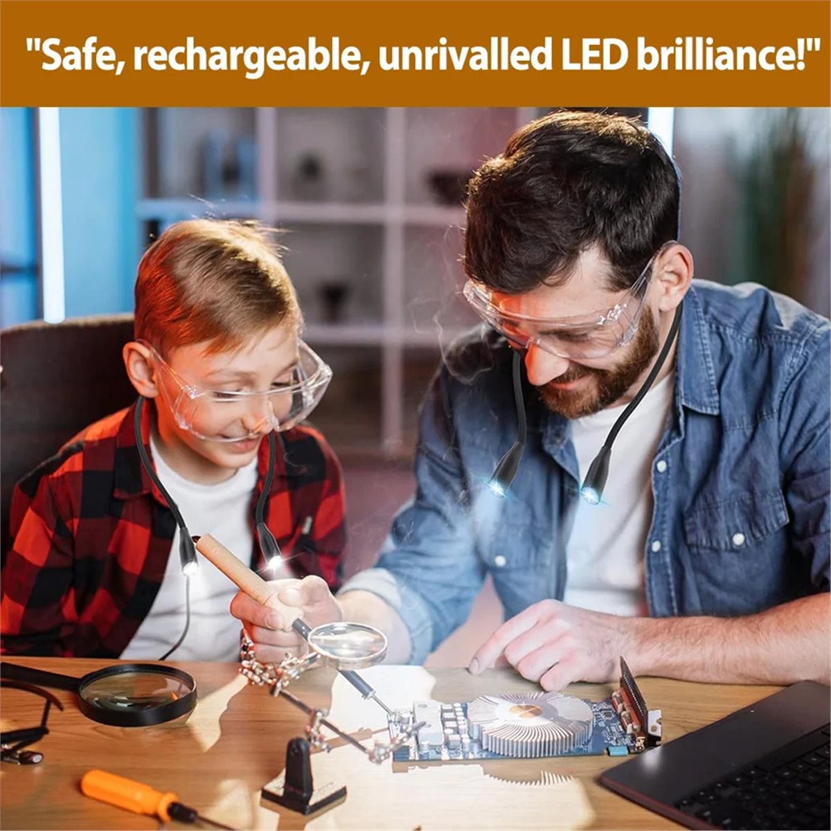Lampu Leher Baca LED DT283 STO - Book Light Flexible ulasan dan harga