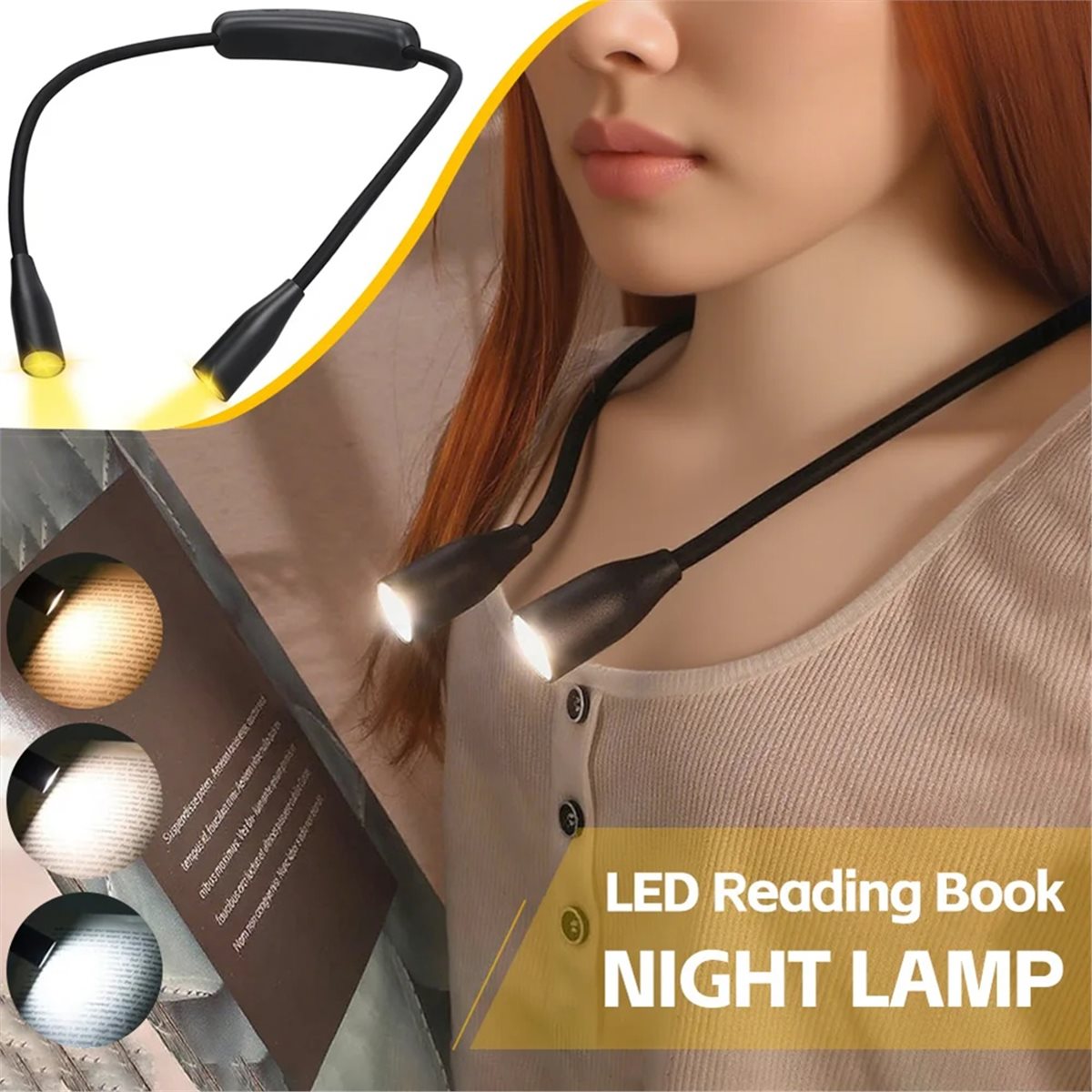 Lampu Leher Baca LED DT283 STO - Book Light Flexible ulasan dan harga