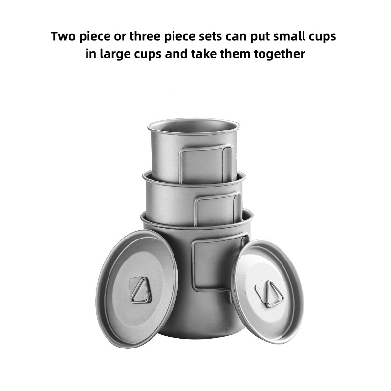 Mug Camping Titanium dengan Ga - Travel Kitchen Accessories ulasan dan harga