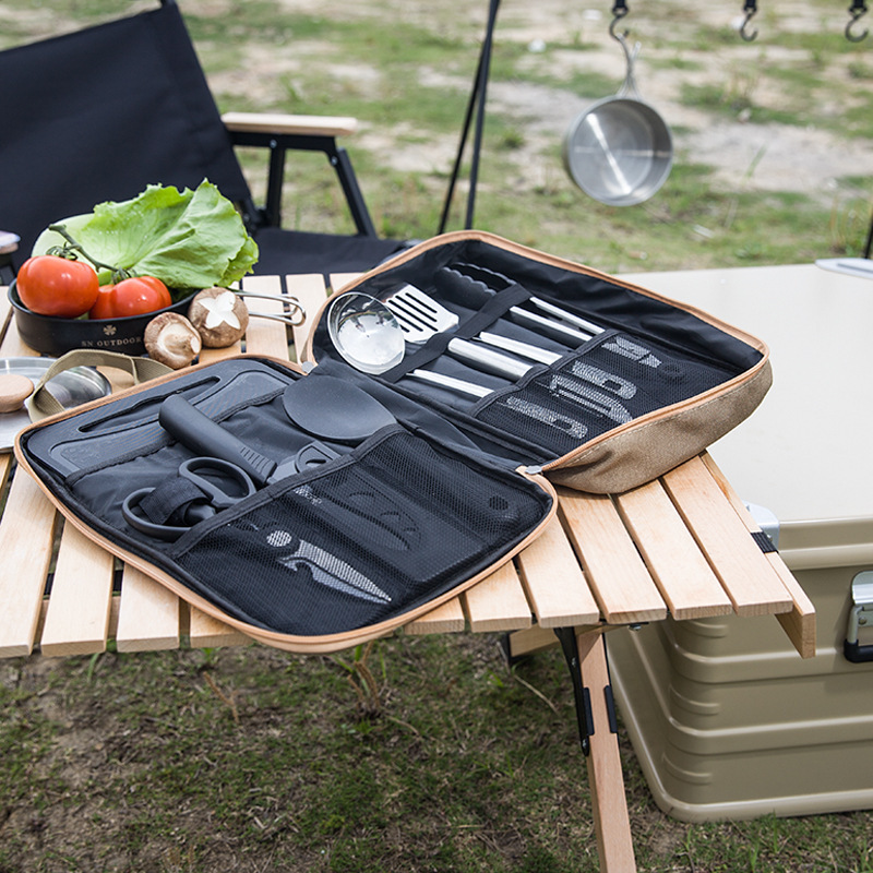 8 Buah Set Peralatan Masak Dap - Travel Kitchen Accessories ulasan dan harga