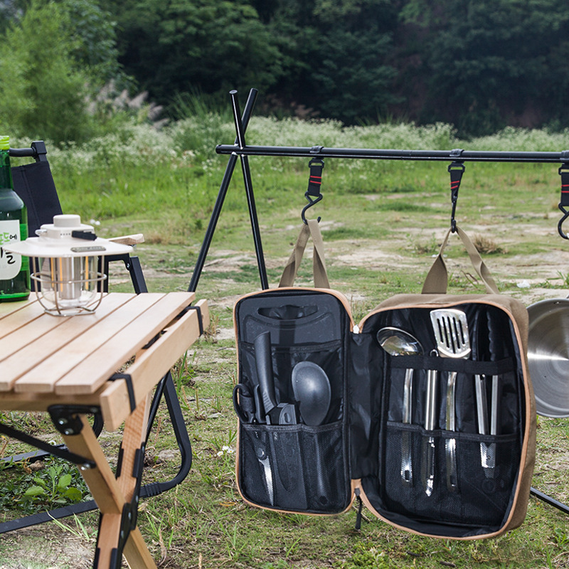8 Buah Set Peralatan Masak Dap - Travel Kitchen Accessories ulasan dan harga