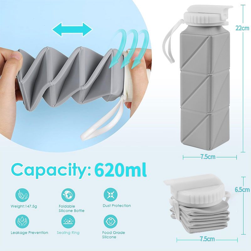 Gelas botol air dapat dilipat, - Water Bottle Collapsible ulasan dan harga