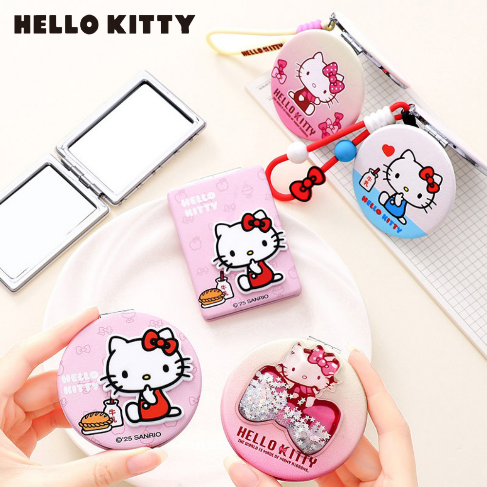 Cermin Rias Lipat Sanrio Hello - Travel Accessories Needed ulasan dan harga