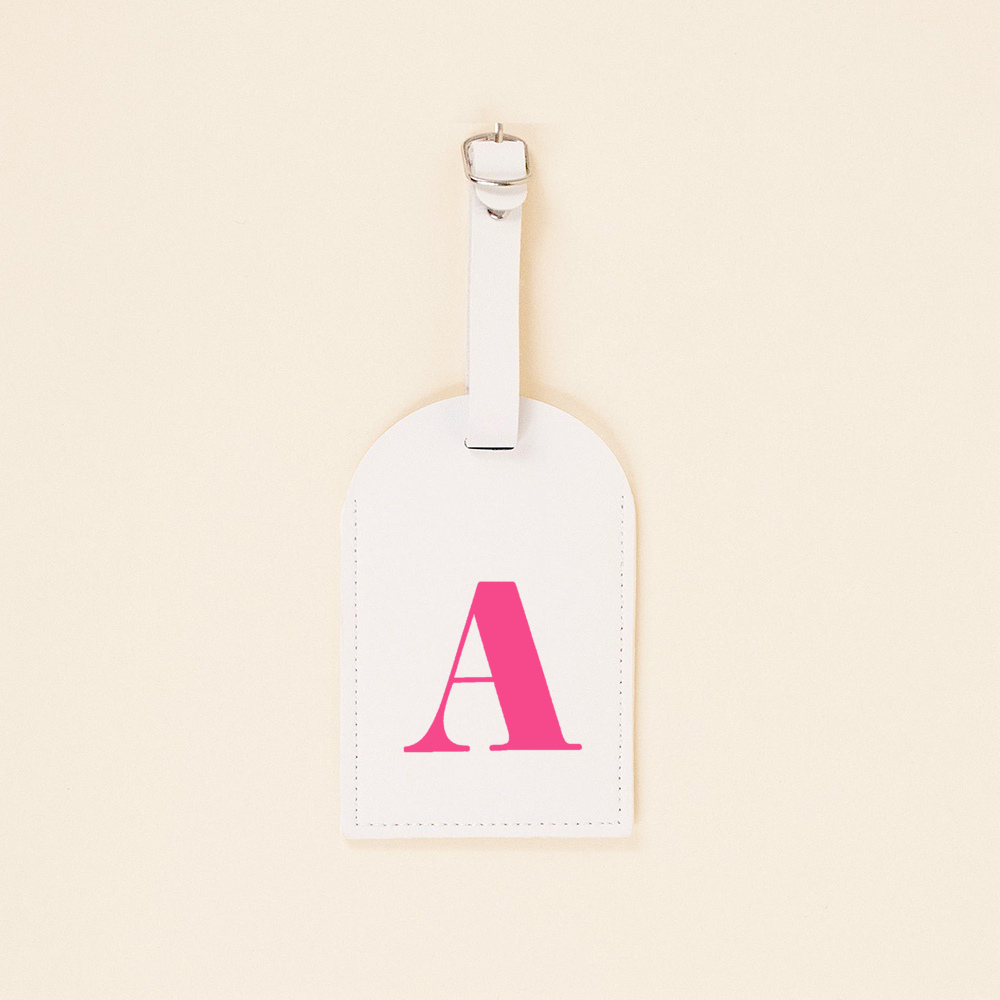 Rose Pink Tag bagasi Monogram  - Travel Accessories Pink ulasan dan harga