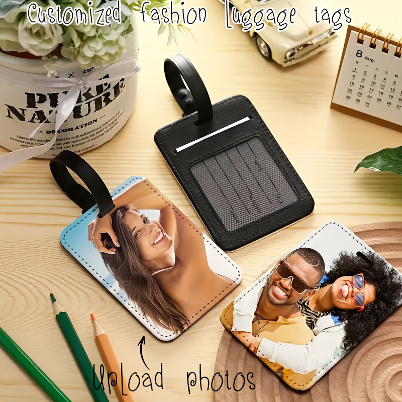 Label Bagasi Kulit Foto Kustom - Travel Accessories Meaning ulasan dan harga