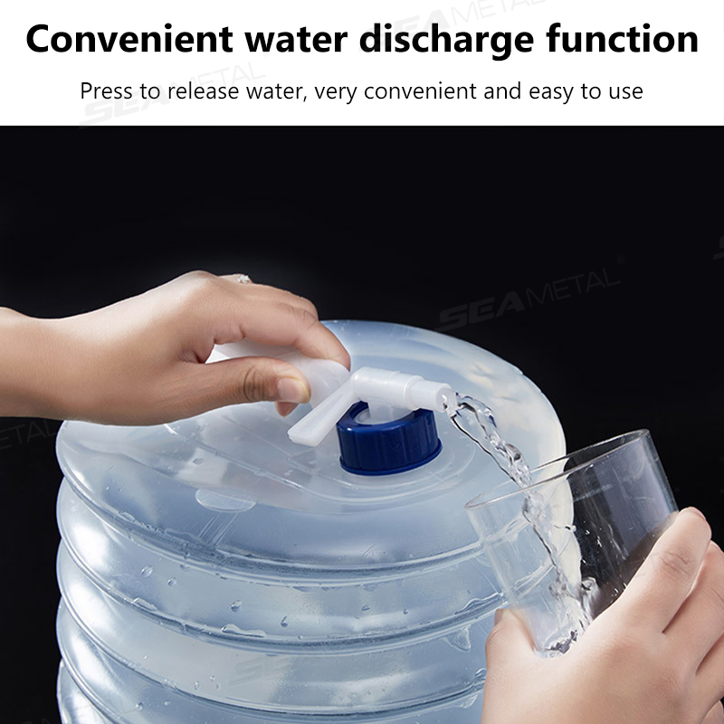 SEAMETAL 5L-15L Ember Lipat Mo - Water Bottle Collapsible ulasan dan harga