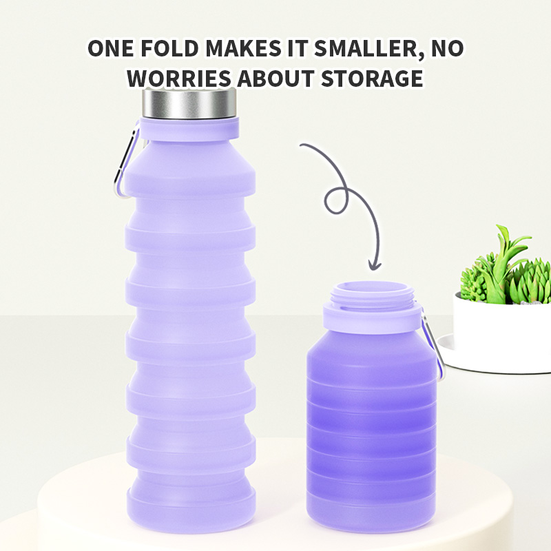 Botol Air Lipat Silikon, Botol - Water Bottle Collapsible ulasan dan harga
