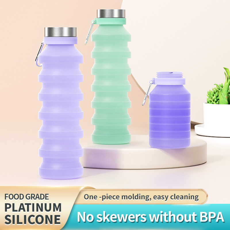Botol Air Lipat Silikon, Botol - Water Bottle Collapsible ulasan dan harga