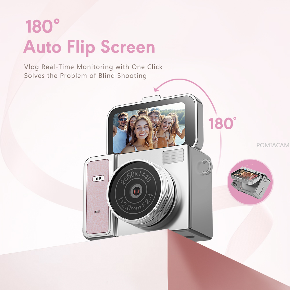 Kamera Vlog MINI S162 2K HD 18 - Travel Video Accessories ulasan dan harga