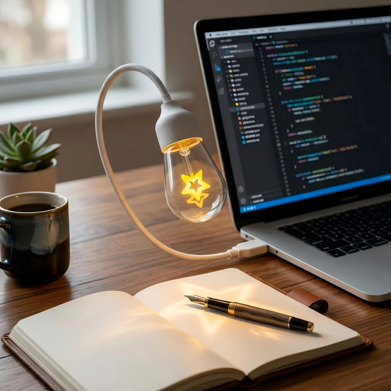 Lampu Meja USB Fleksibel Goose - Book Light Flexible ulasan dan harga