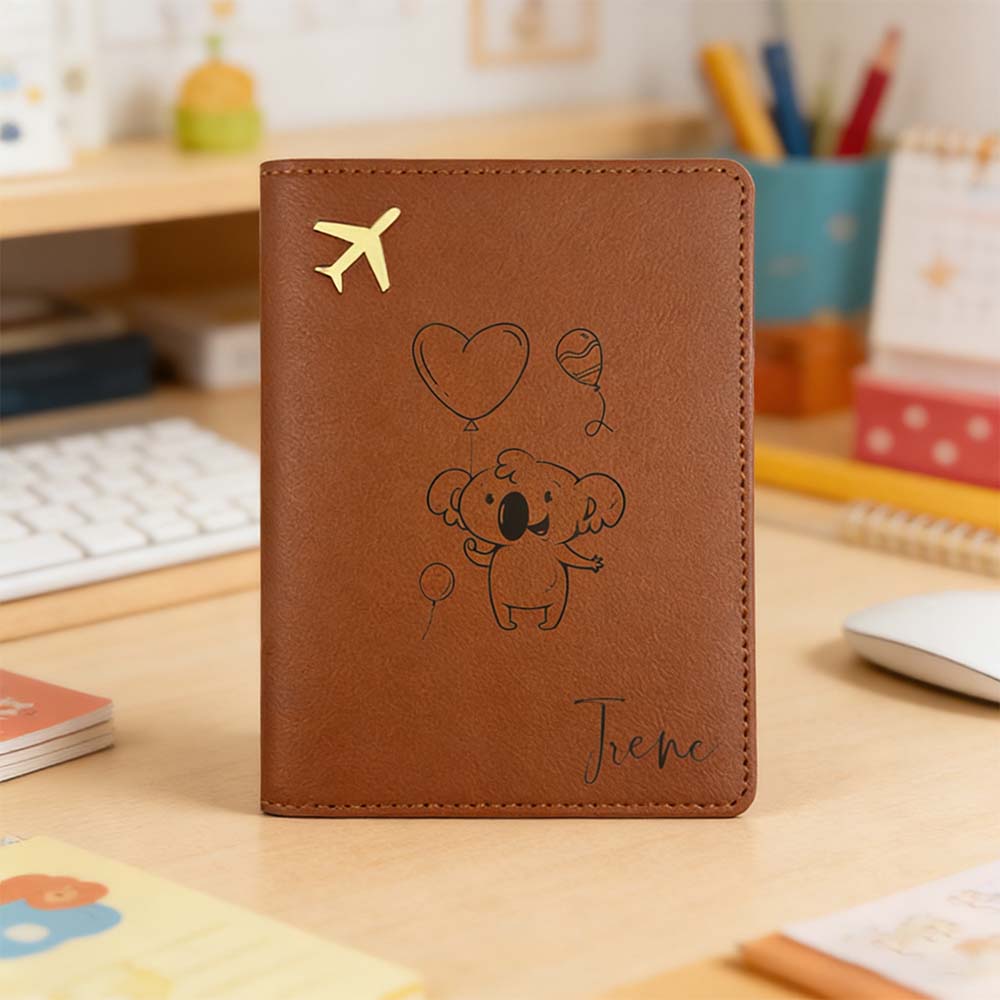 1pc Sampul Paspor Kulit dengan - Travel Accessories Meaning ulasan dan harga