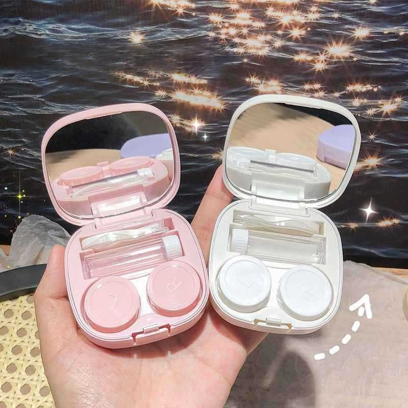 1 buah Kotak Lensa Kontak Mini - Travel Video Accessories ulasan dan harga