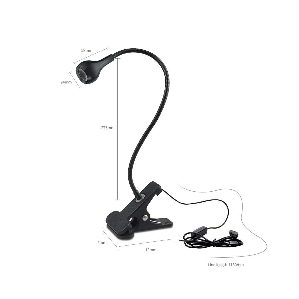 1-10 Buah Lampu Clip-On Lampu  - Book Light Flexible ulasan dan harga