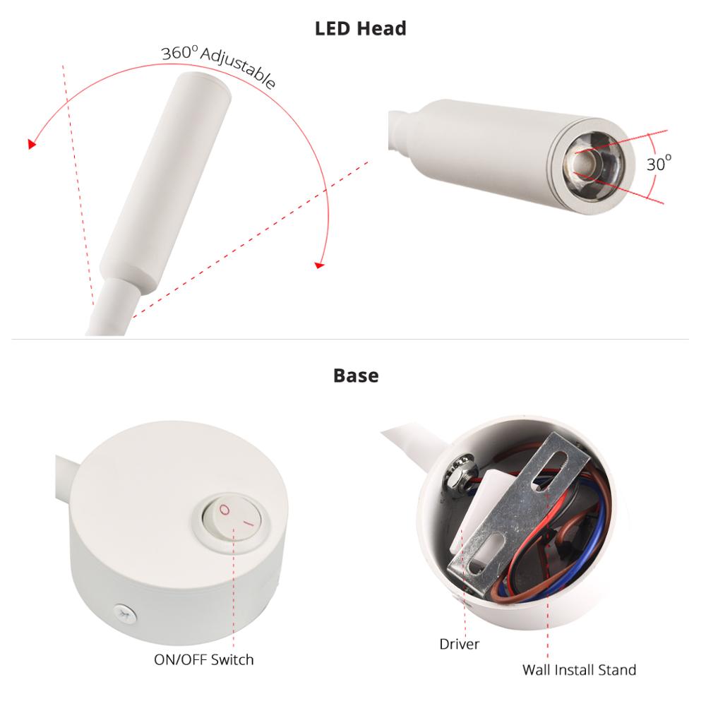 Lampu Baca Kerja di Samping Te - Book Light Flexible ulasan dan harga