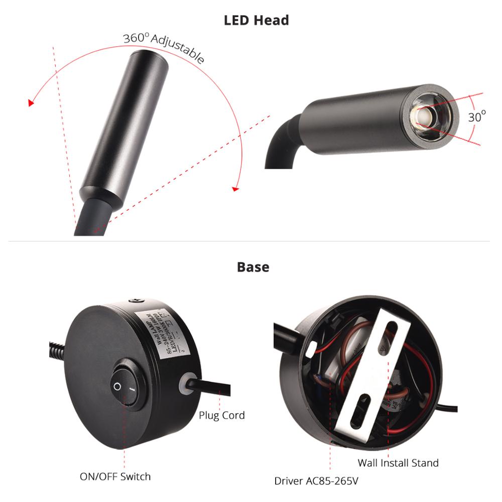 Lampu Baca Kerja di Samping Te - Book Light Flexible ulasan dan harga