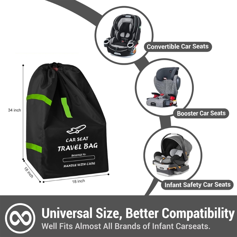 Penutup Periksa Gerbang Kursi  - Car Seat Travel Bag ulasan dan harga