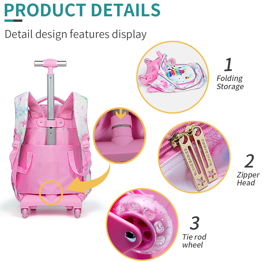 3PCS Tas Perjalanan Anak, Tas  - Travel Accessories Pink ulasan dan harga