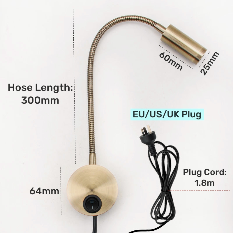 Lampu Dinding LED leher angsa  - Book Light Flexible ulasan dan harga