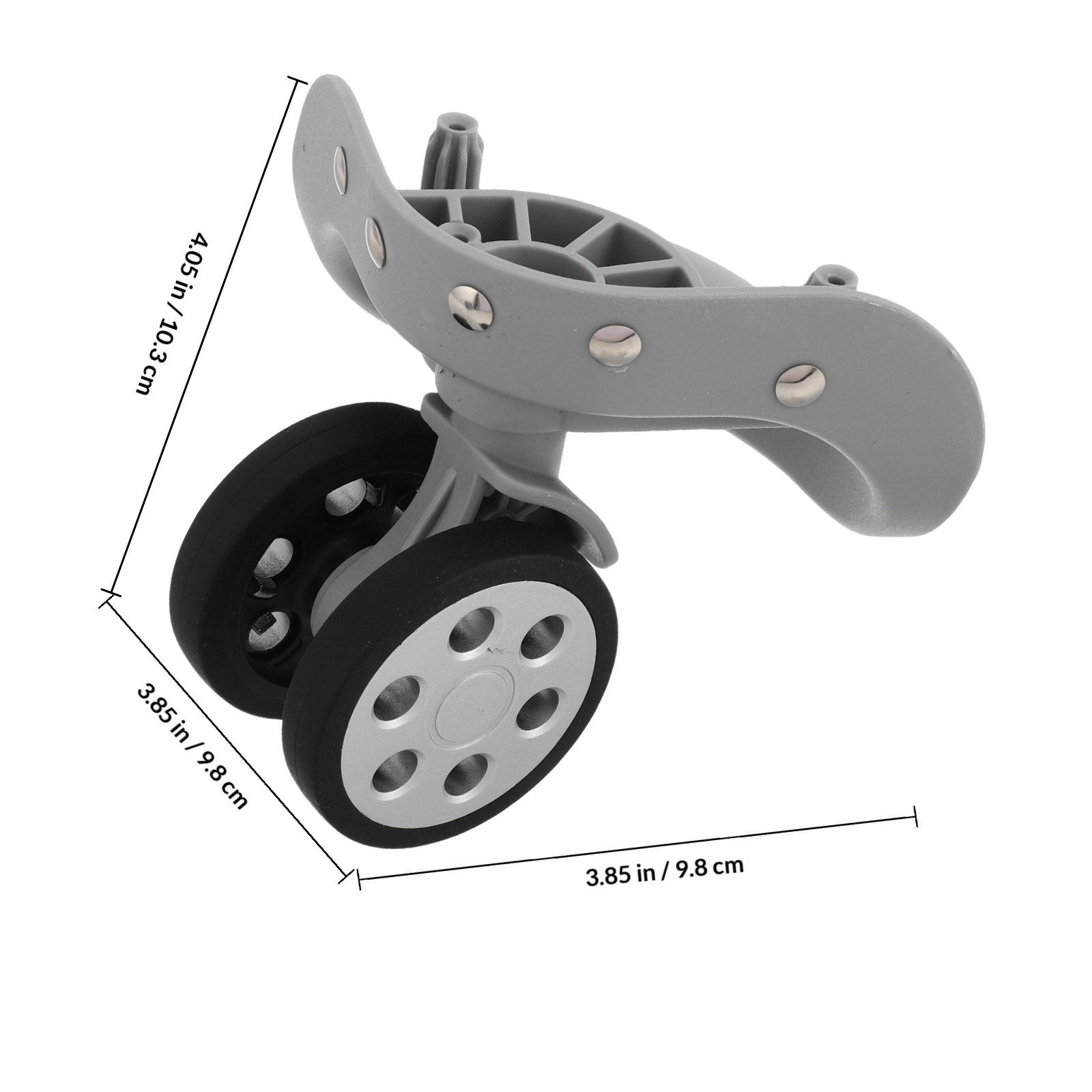 2 Pasang Roda Plastik Putar 36 - Luggage Wheel Replacement ulasan dan harga