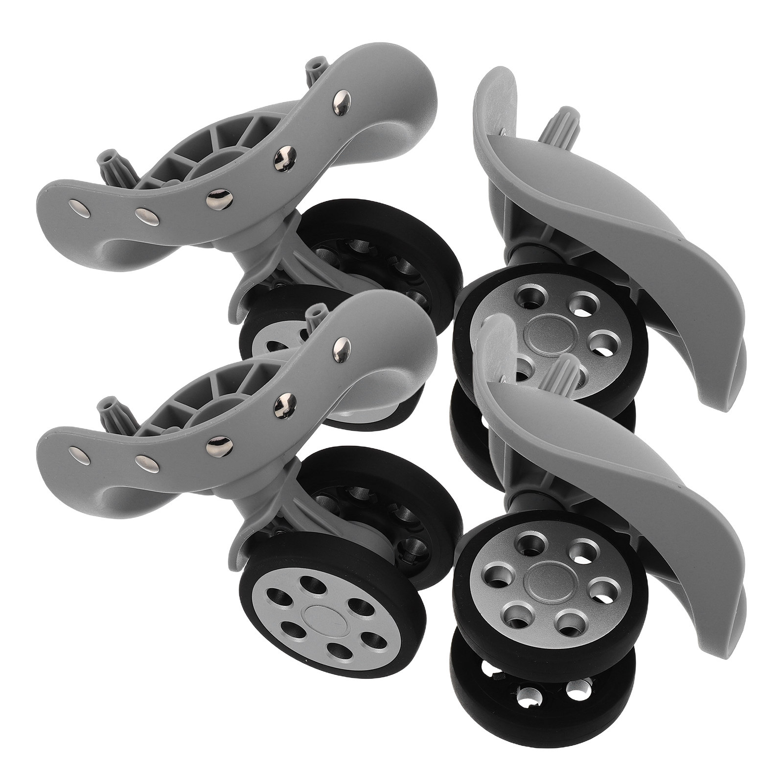 2 Pasang Roda Plastik Putar 36 - Luggage Wheel Replacement ulasan dan harga