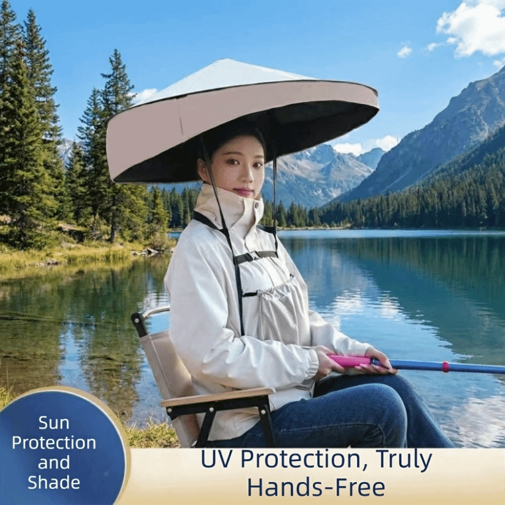 Topi Payung Nilon Bebas Gengga - Travel Umbrella Compact ulasan dan harga