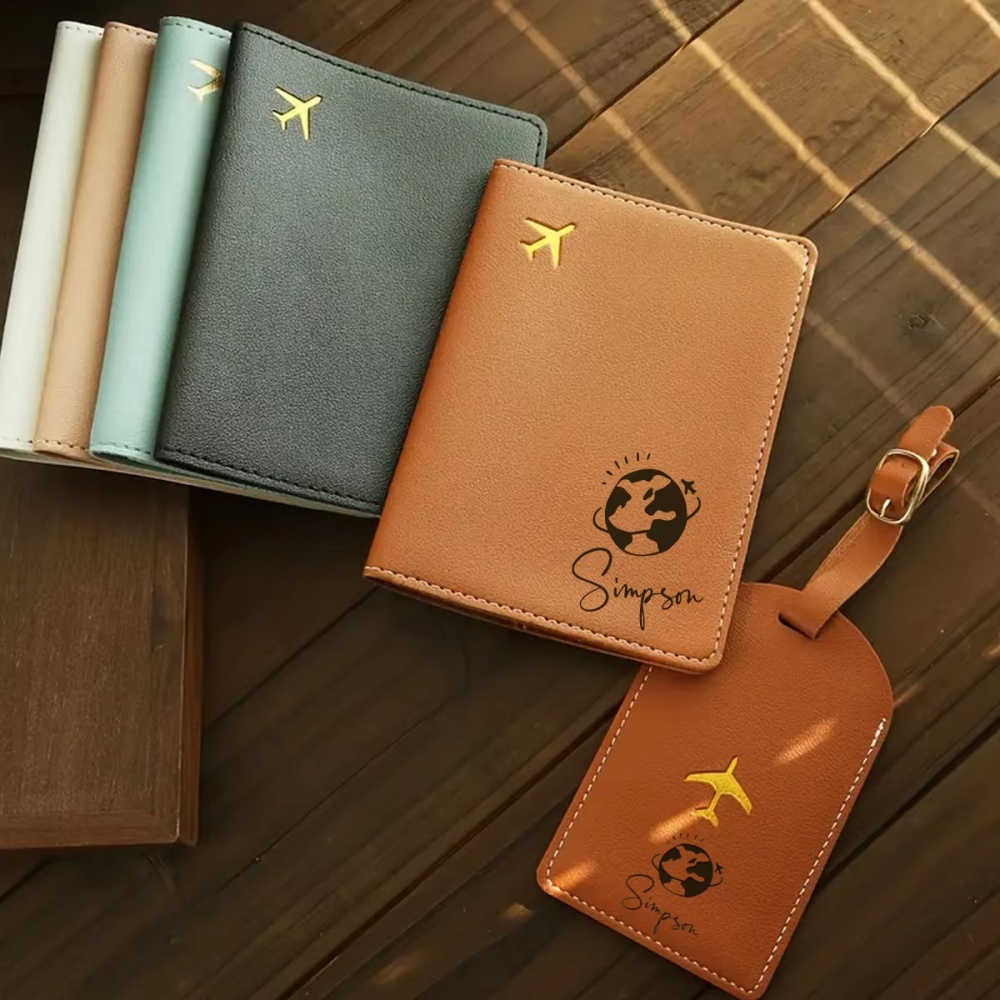 Set Tempat Paspor & Label Baga - Travel Accessories Meaning ulasan dan harga